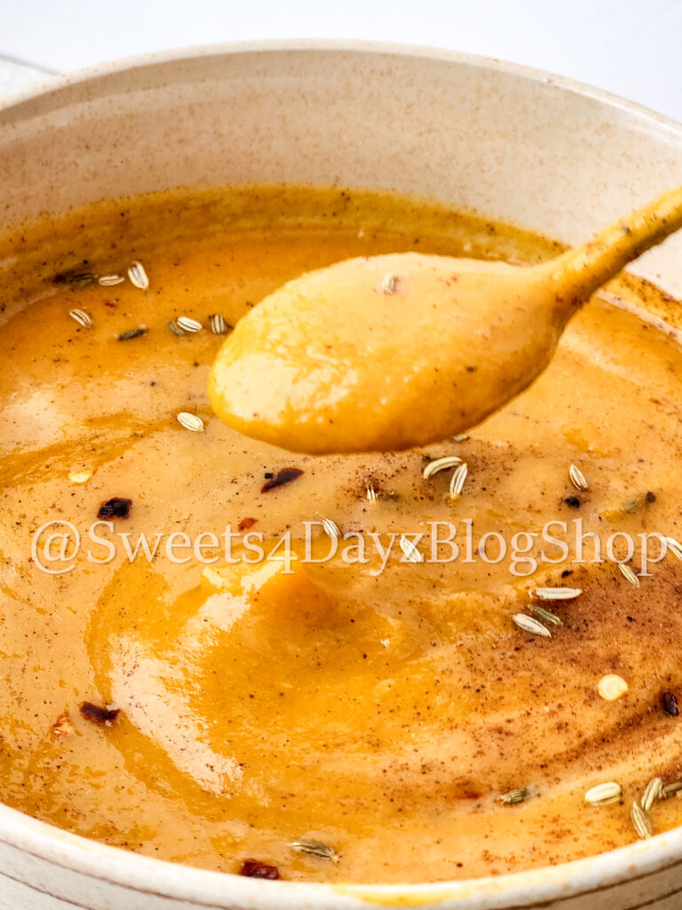 Sweet Potato Soup on Linen - Image 8