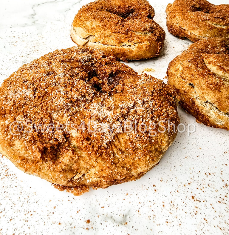 Copycat Panera Bread Cinnamon Crunch Bagel on Marble - Image 7