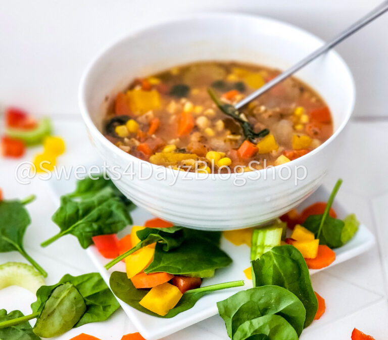 Copycat Panera Bread 10 Vegetable Soup on Rhombus