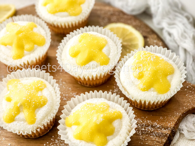 Lemon Bar Cupcakes on Linen - Image 4