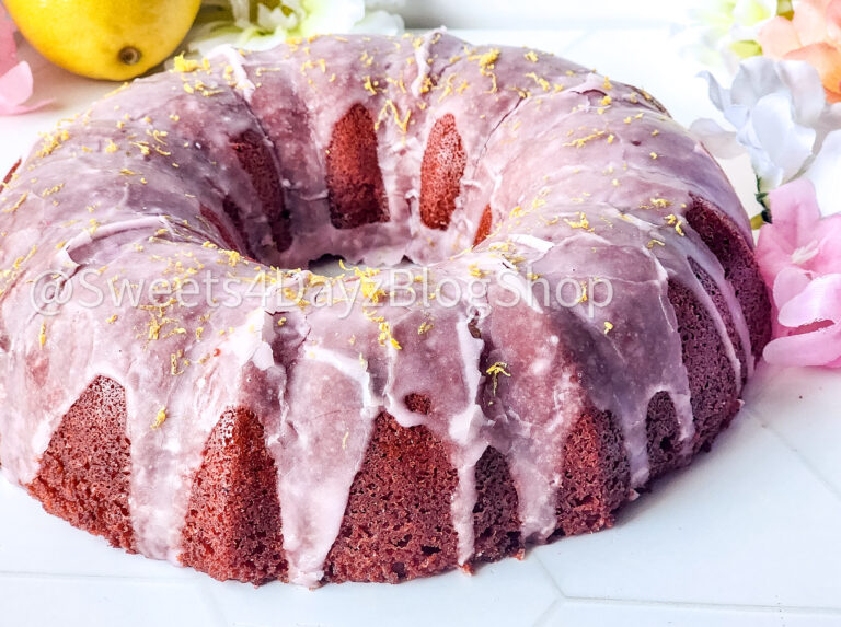 Pink Lemonade Bundt Cake on Rhombus - Image 3