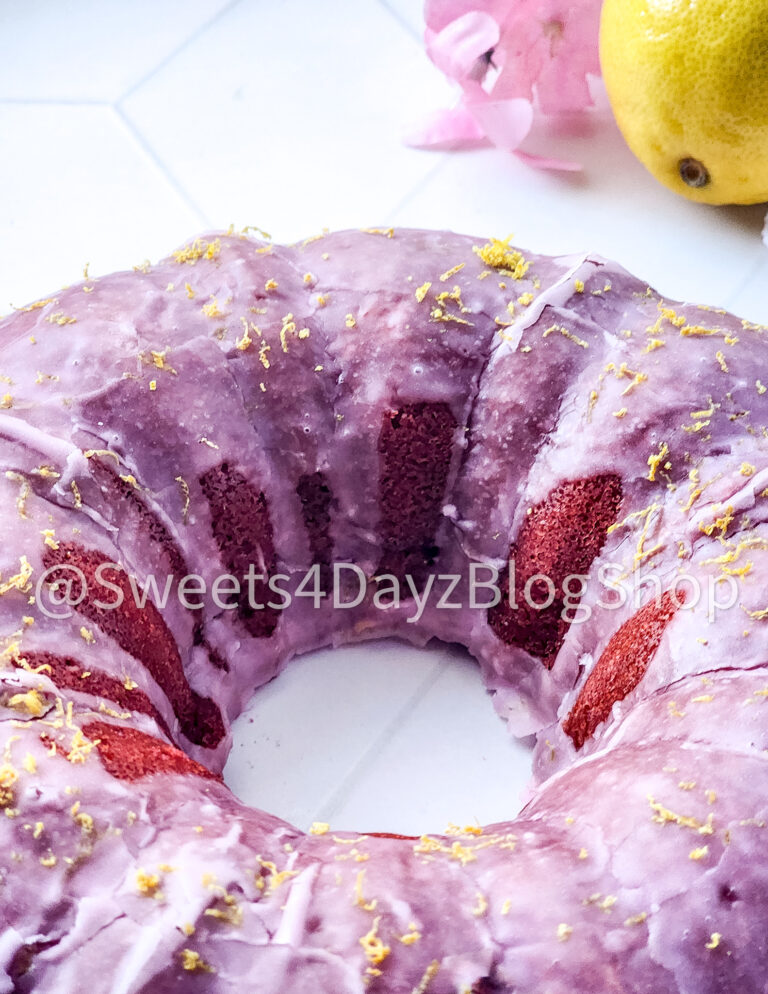 Pink Lemonade Bundt Cake on Rhombus - Image 8