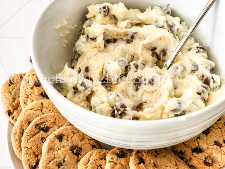 Keto Cookie Dough Dip on Rhombus - Image 6