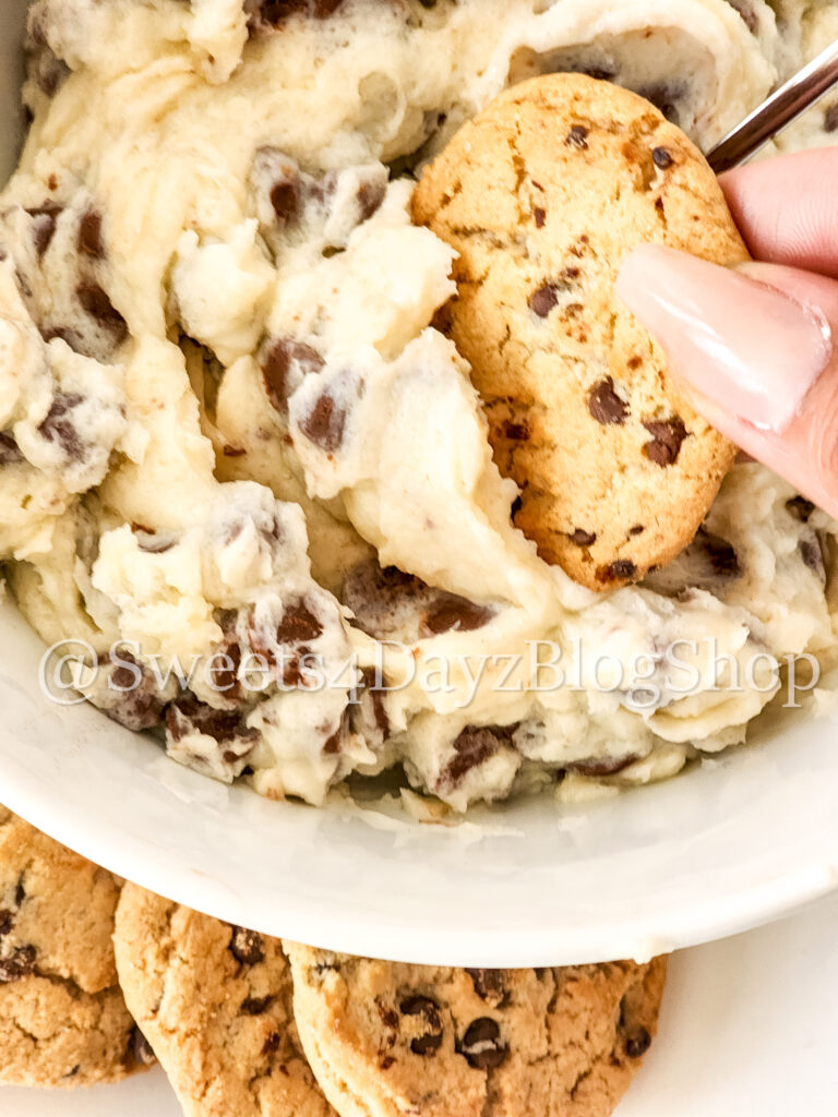 Keto Cookie Dough Dip on Rhombus - Image 7