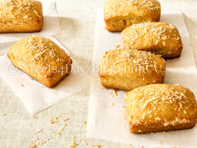 Coconut Rum Bread on Linen - Image 3