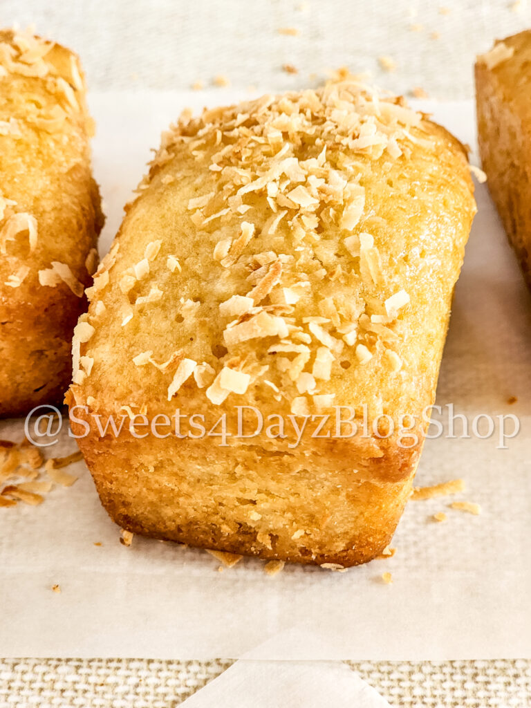 Coconut Rum Bread on Linen - Image 7