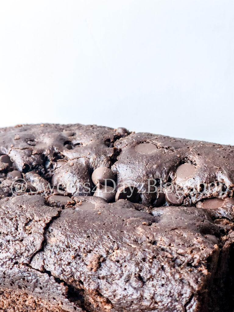 Keto Chocolate Zucchini Bread on Marble - Image 4