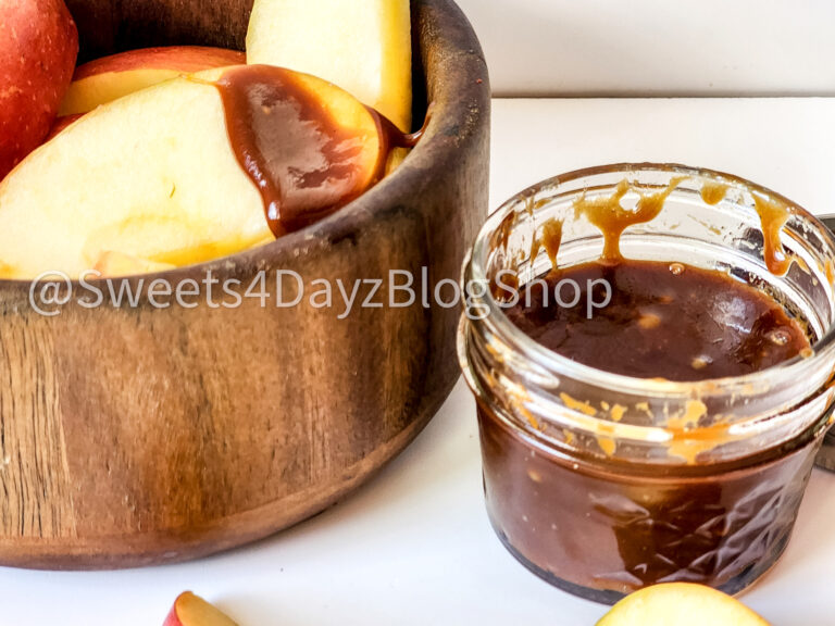 Homemade Salted Caramel Sauce on White - Image 7