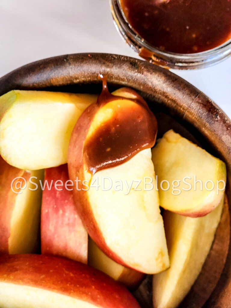 Homemade Salted Caramel Sauce on White - Image 8