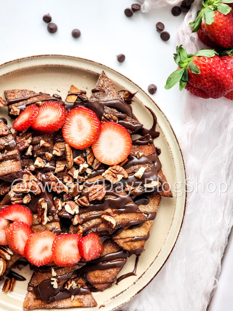 Dessert Nachos on White - Image 7