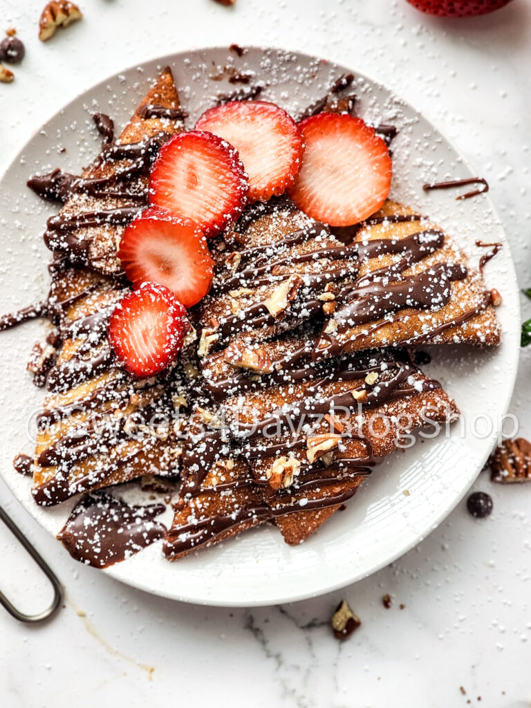 Dessert Nachos on Marble - Image 2