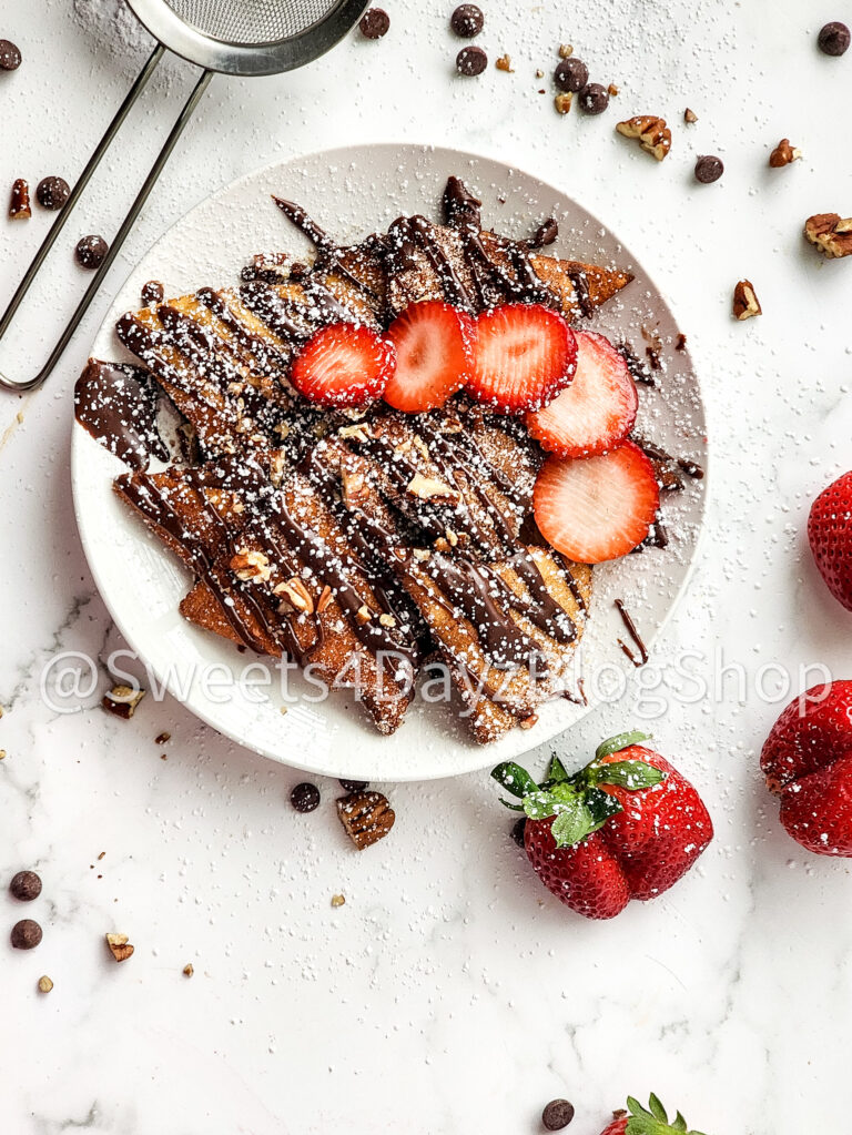 Dessert Nachos on Marble - Image 3