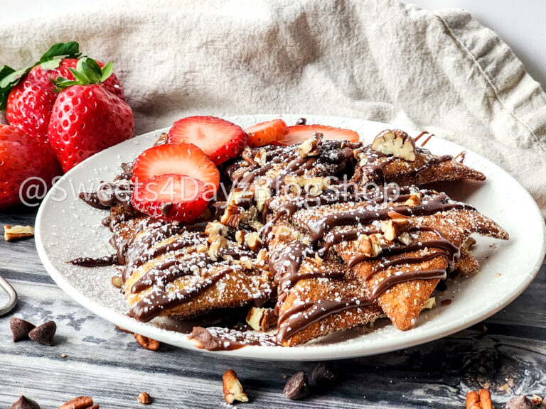 Dessert Nachos on Grey Wood - Image 10