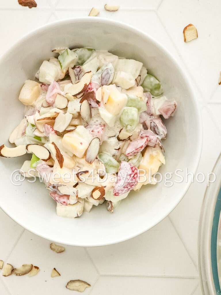 Creamy Fruit Salad on Rhombus - Image 5