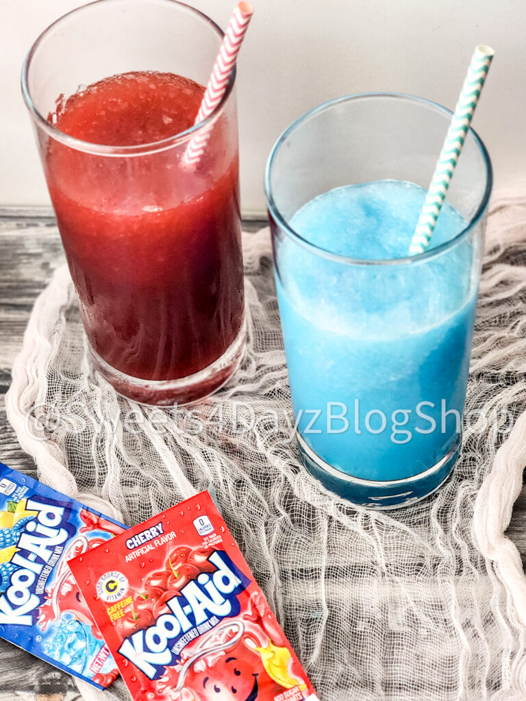 Kool-Aid Slushie on Grey Wood - Image 7