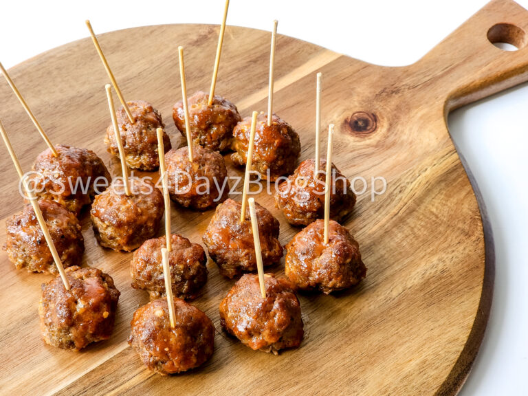 Keto Low Carb BBQ Meatballs on White - Image 6