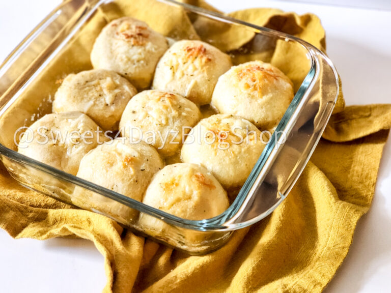 Cheesy Pepperoni Pizza Biscuits on White - Image 3