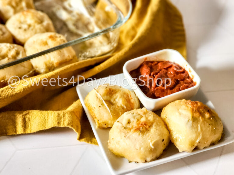 Cheesy Pepperoni Pizza Biscuits on Rhombus