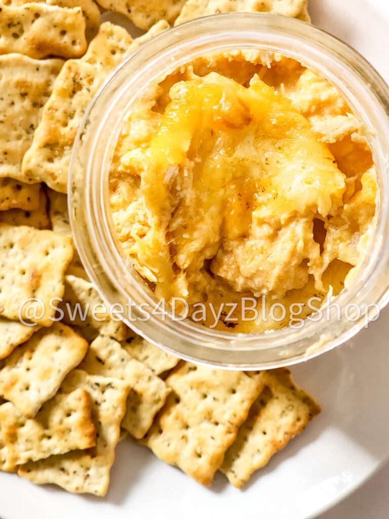 Cheesy Buffalo Chicken Dip on Marble - Image 5