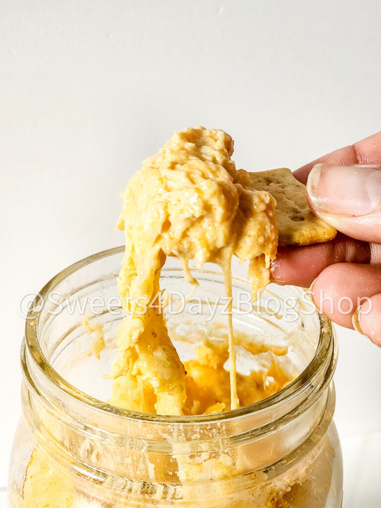 Cheesy Buffalo Chicken Dip on Marble - Image 9