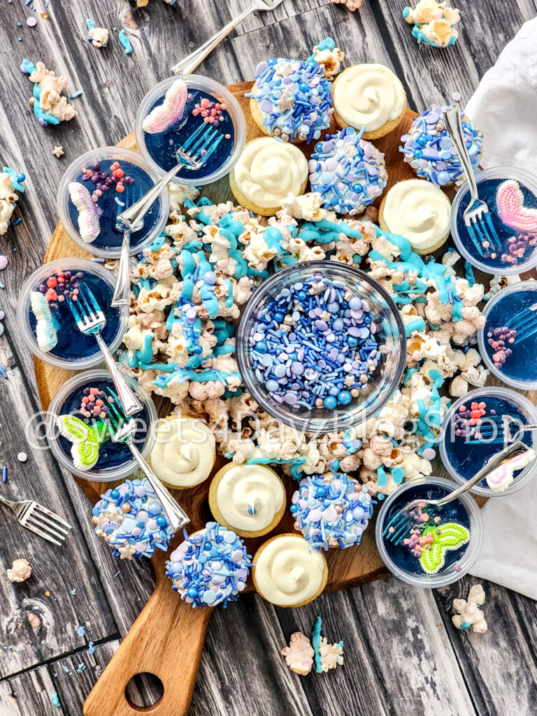 Disney Little Mermaid Charcuterie Party Board Grey Wood - Image 6