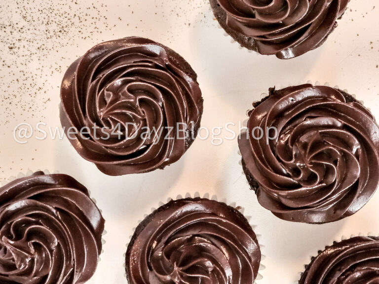 Homemade Chocolate Espresso Cupcakes on White - Image 2