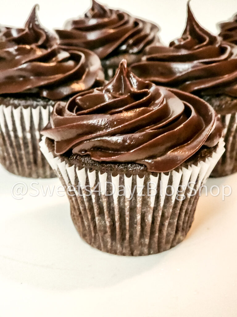 Homemade Chocolate Espresso Cupcakes on White - Image 5