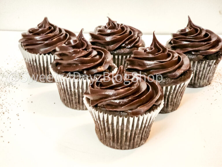 Homemade Chocolate Espresso Cupcakes on White - Image 6