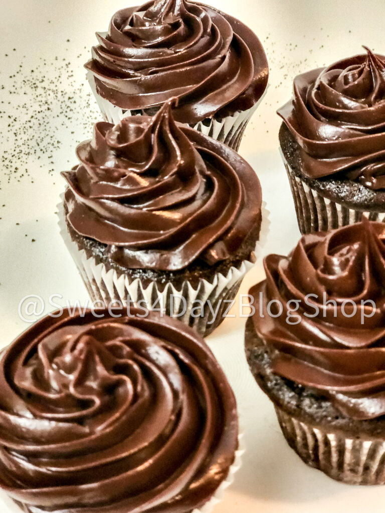 Homemade Chocolate Espresso Cupcakes on White - Image 7