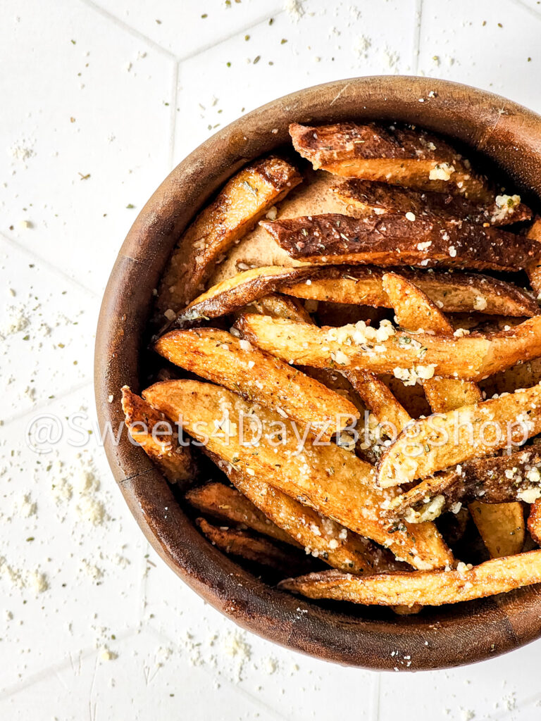 Garlic Parmesan Fries on Rhombus