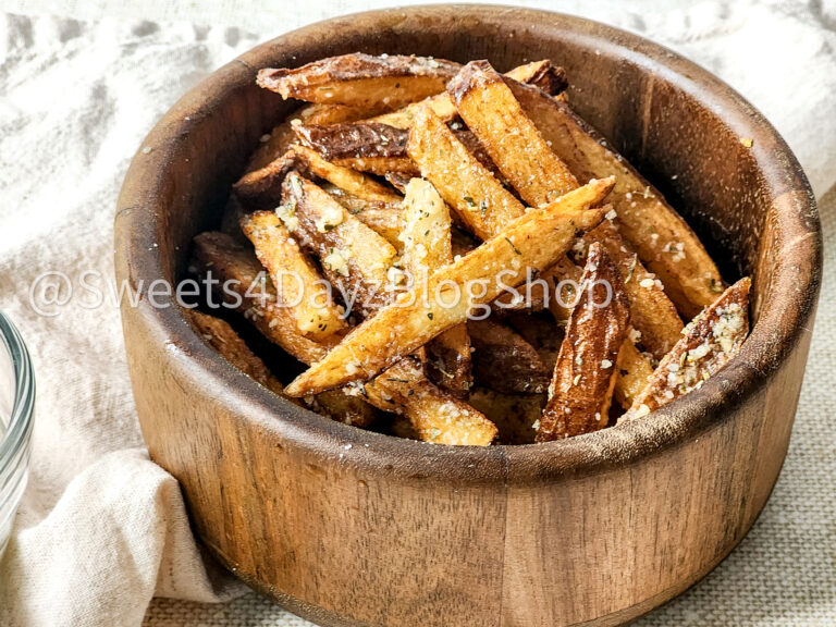 Garlic Parmesan Fries on Linen - Image 4