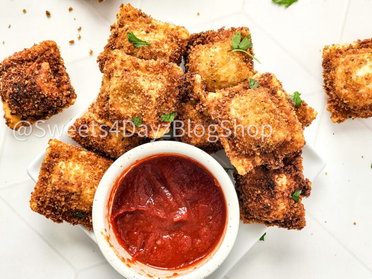 Copycat Olive Garden Toasted Raviolis on Rhombus - Image 4