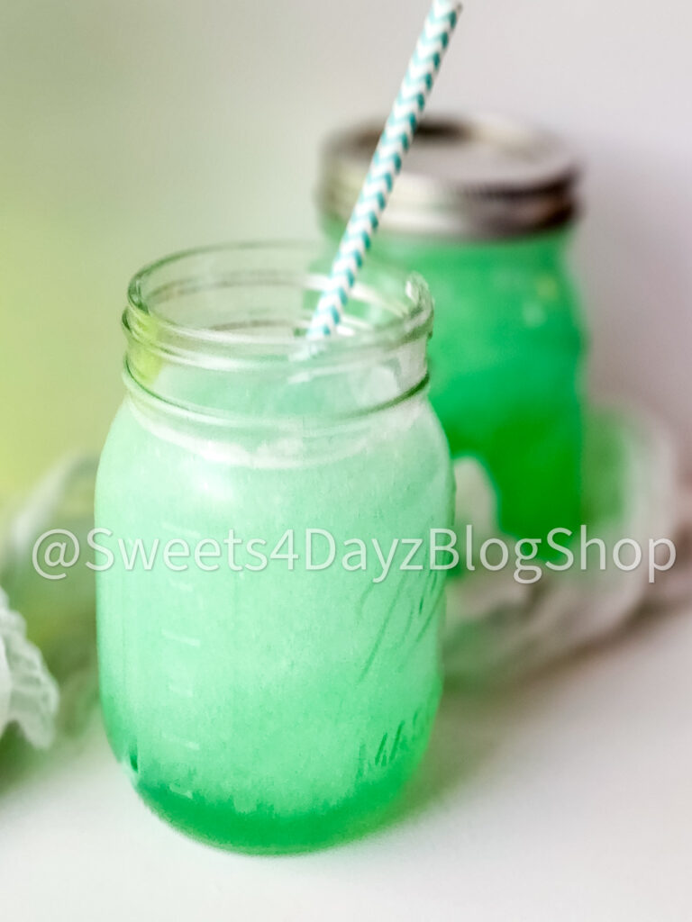 Copycat Taco Bell's Baja Blast Freeze on White