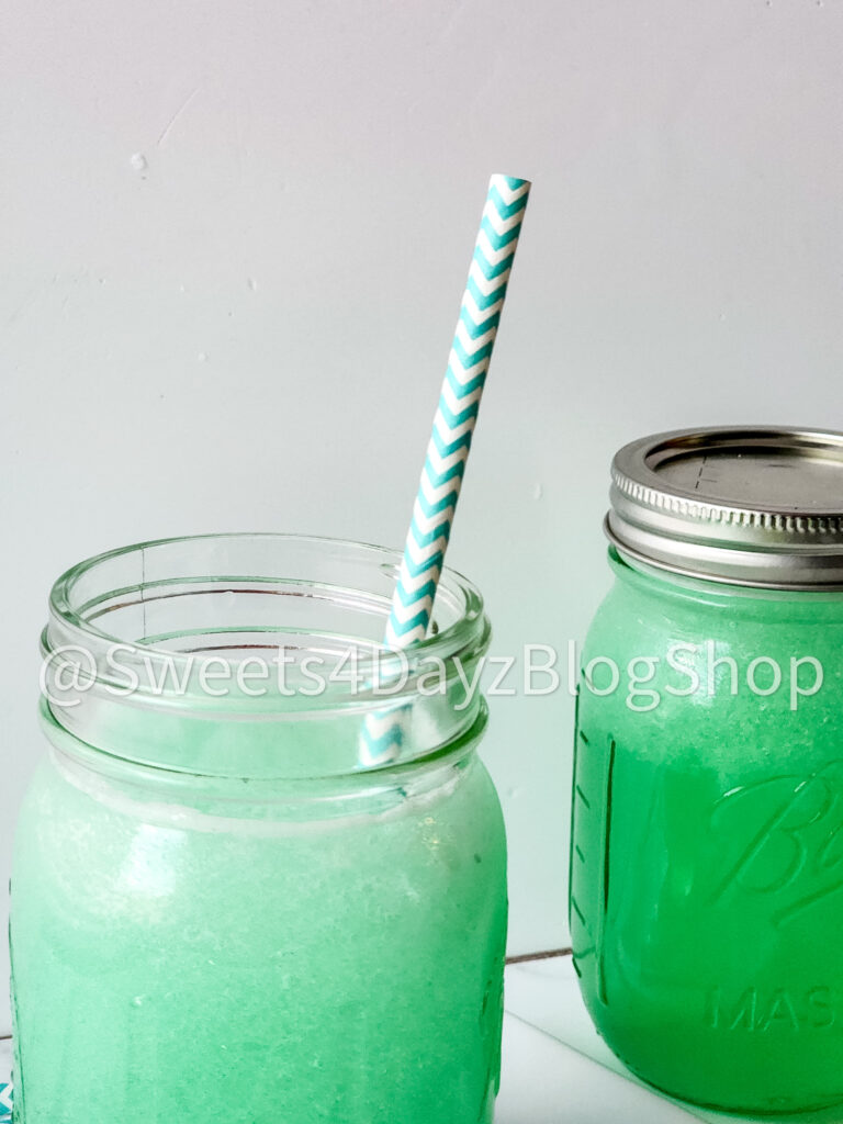 Copycat Taco Bell's Baja Blast Freeze on Marble - Image 6