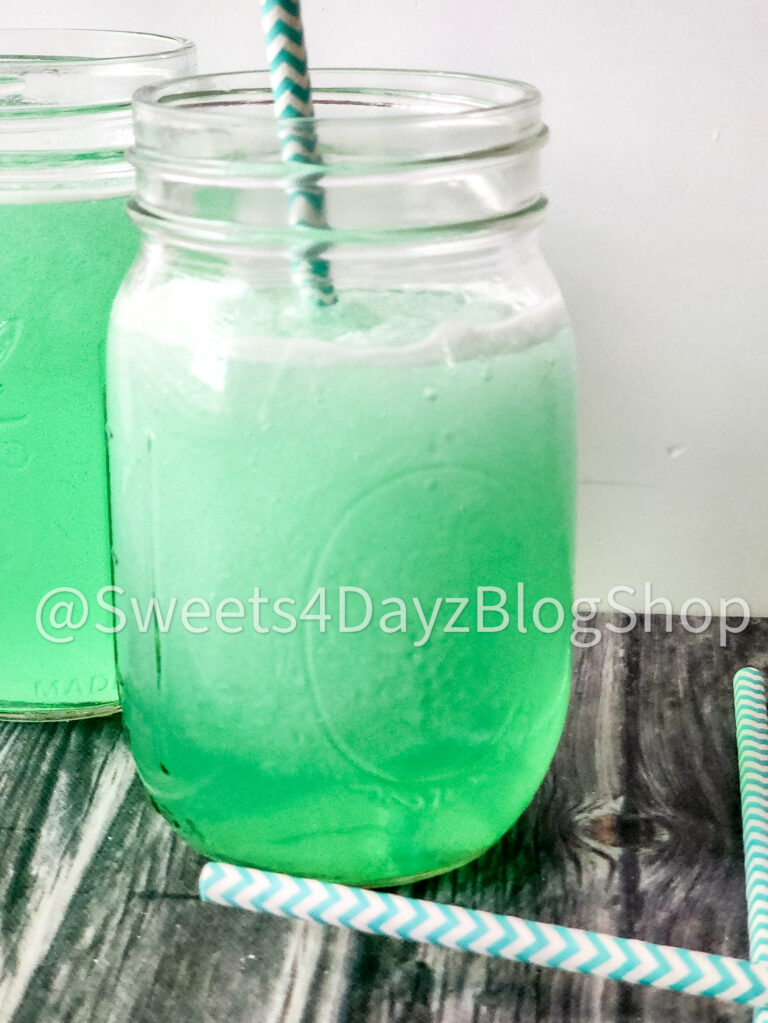 Copycat Taco Bell's Baja Blast Freeze on Grey Wood - Image 2