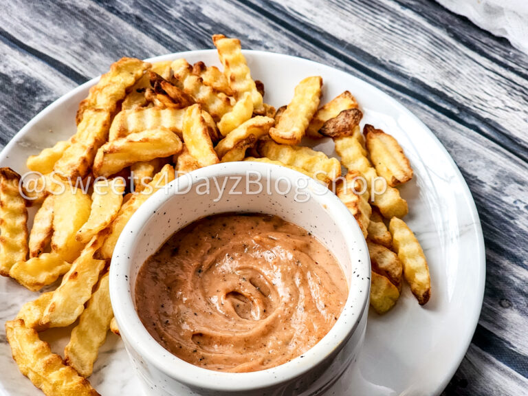 Copycat Raisin Cane's Sauce on Grey Wood - Image 6