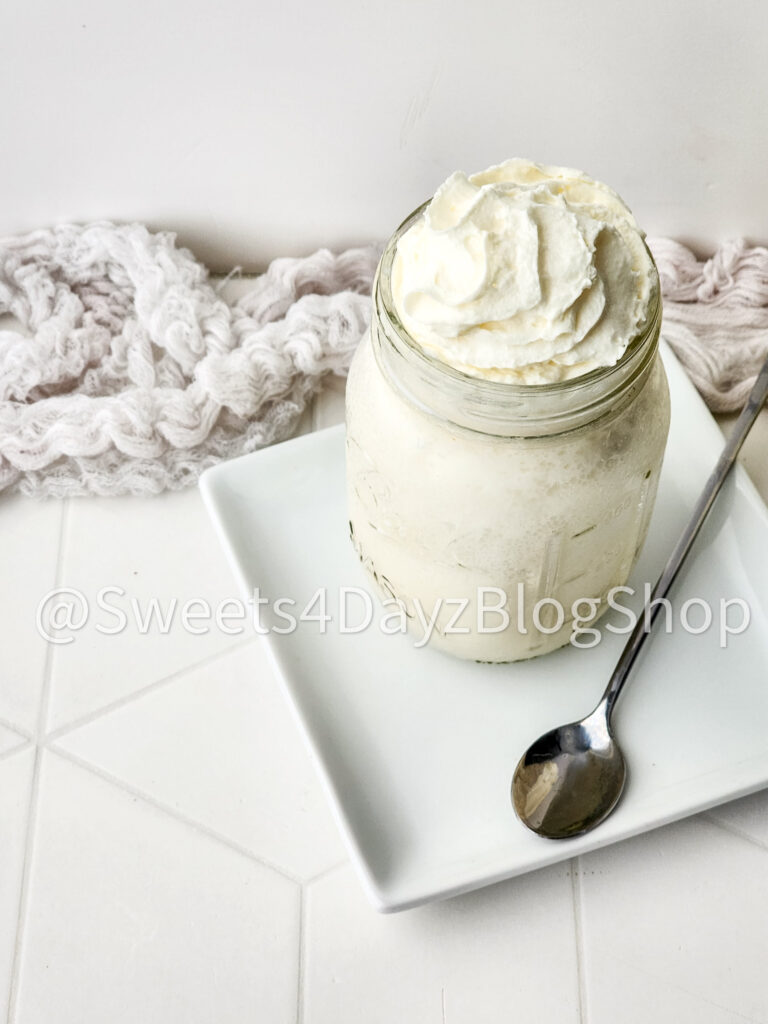 Copycat Starbucks Vanilla Bean Frappe on Rhombus - Image 6