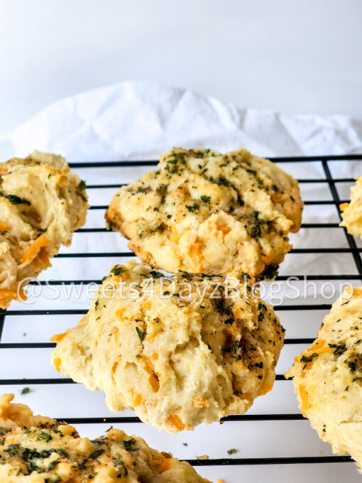 Copycat Red Lobster's Cheddar Bay Biscuits on White - Image 5