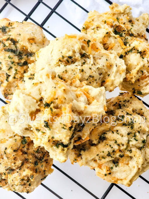 Copycat Red Lobster's Cheddar Bay Biscuits on White - Image 6