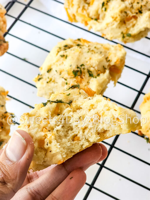 Copycat Red Lobster's Cheddar Bay Biscuits on White - Image 7
