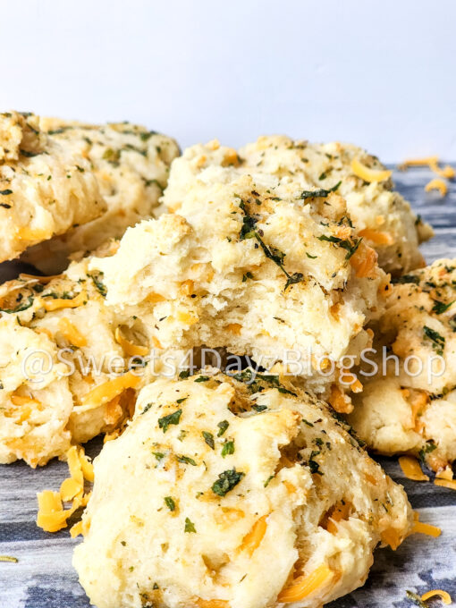 Copycat Red Lobster's Cheddar Bay Biscuits on Grey - Image 8
