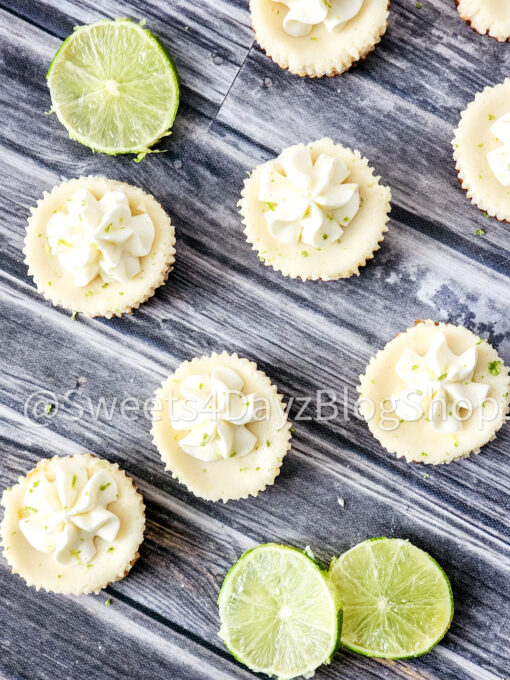 Key Lime Bites on Grey Wood - Image 2