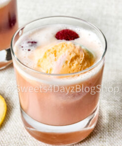 Berry Lemonade Sherbert Punch on Linen