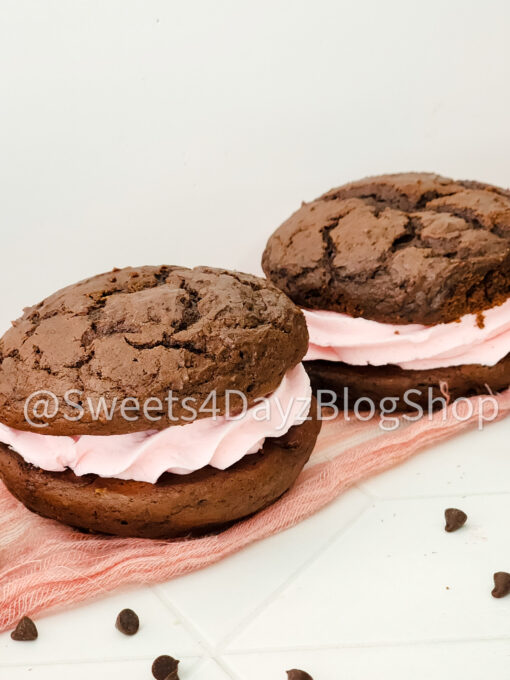 Chocolate Strawberry Whoopie Pies on Rhombus - Image 5