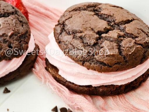 Chocolate Strawberry Whoopie Pies on Rhombus - Image 7