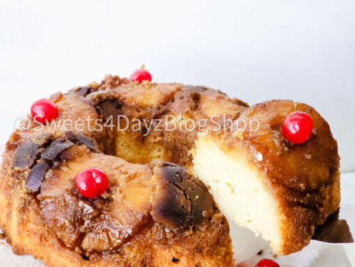 Pineapple Upside Down Bundt Cake on Rhombus - Image 4
