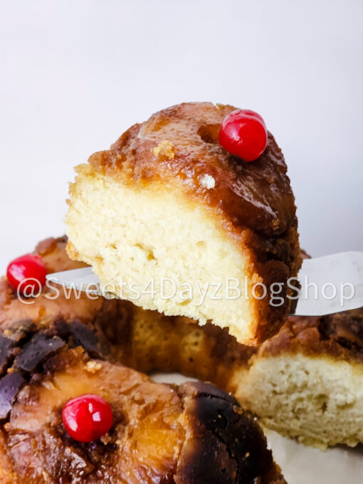 Pineapple Upside Down Bundt Cake on Rhombus - Image 7
