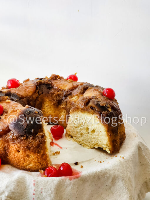 Pineapple Upside Down Bundt Cake on Rhombus - Image 6