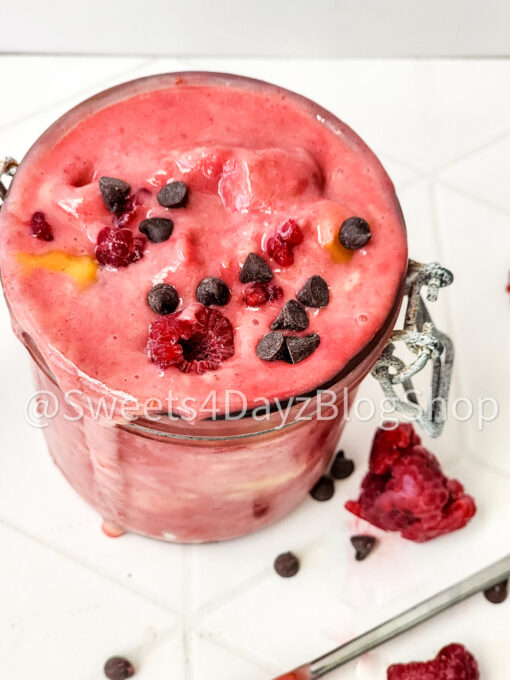 Raspberry Mango Frozen Yogurt on Rhombus - Image 8