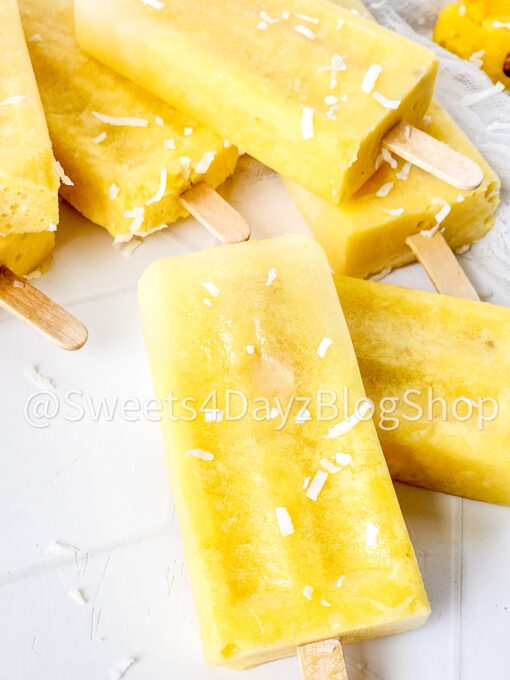 Pineapple Coconut Popsicles on Rhombus - Image 7